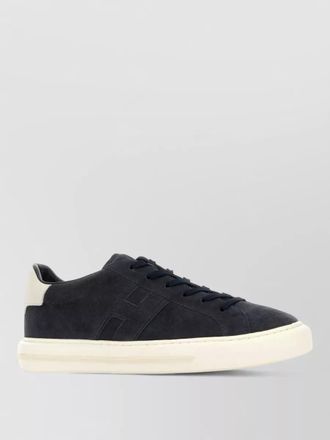 Hogan suede leather low-top sneakers