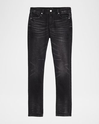 Rta Mens Clayton Skinny Jeans in Graphite Fade