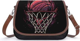 Generic Basketball Crossbody Bags for Women Shoulder Messenger Bag Purse Handbags