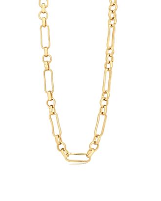 SHYMI Paperclip & Circle Chain Necklace - 18K Gold-Filled, 16 Length