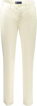 North Sails Slim Fit Chino Broek - Dames - Chinos - Wit - 3XL - Leer - Broeken
