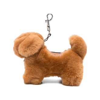 Anya Hindmarch Keyring Anya Hindmarch - Dames - Sleutelhangers & Tashangers - Bruin - ONE Size - Accessoires