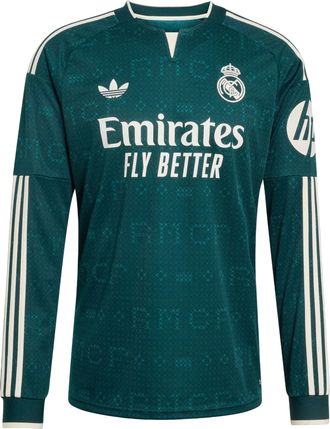 adidas Real Madrid 26/27 Away Jersey Long Sleeve Aurora Ivy KC3970