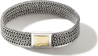 John Hardy Classic Chain Rata 18K Gold And Sterling Silver Bracelet - Buz900918xum