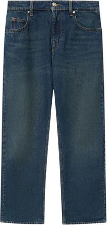 Isabel Marant Dromie Broek - Dames - Regular Fit Jeans - Blauw - 2XS - Katoen - Jeans