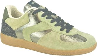 Verbenas Kakki combi sneaker N. - Dames - Sneakers - Veelkleurig - 39 EU - Schoenen