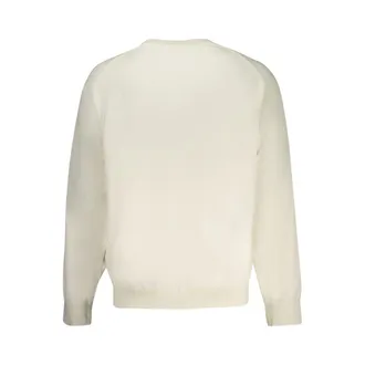Calvin Klein Logo-Embroidered Cotton Sweatshirt - White