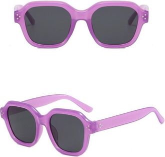 Generic Fashion Sunglasses Woman Shape UV400 Protection Sun Glasses For Women Travelling Camping Female Sunglasses,Purple Gray 2026