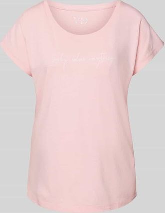 Lascana Regular Fit T-Shirt aus Viskose-Mix Modell Cozy Dreams in Rosa, Größe 32-34