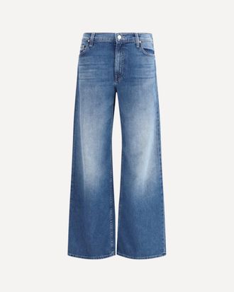 Mother The Rerun Zip Sneak Jeans Female 24