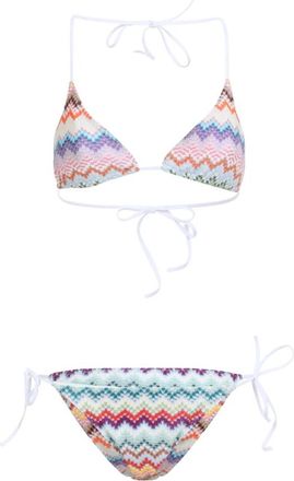 Missoni Bikinis, female, Multicolor, XS, Chevron-pattern Triangle Bikini