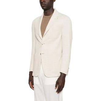 Canali Blazers, male, Beige, Size: 3XL Jacket