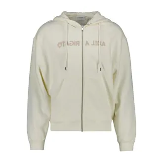 Axel Arigato Hoodies & sweatvesten, Heren, Beige, XL, Katoen, Rhys Zip-Up Hoodie
