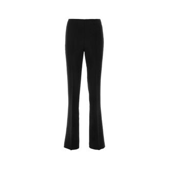 Ferragamo Crepe Pant - Dames - Vrijetijds broeken - Zwart - XS - Broeken