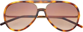 Freyrs Eyewear Shay Aviator Sunglasses in Tortoise/gradient Brown at Nordstrom