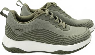 Alegria Womens In8 Comfort Lace Up Sneakers In Olive