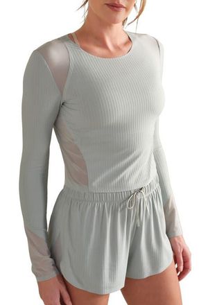 Rhone Lightspeed Performance Long Sleeve T-Shirt in Sage Gray at Nordstrom, Size Xx-Large