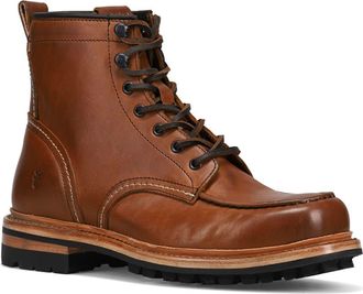 Frye Hudson Lug Work Boot in Caramel at Nordstrom, Size 8
