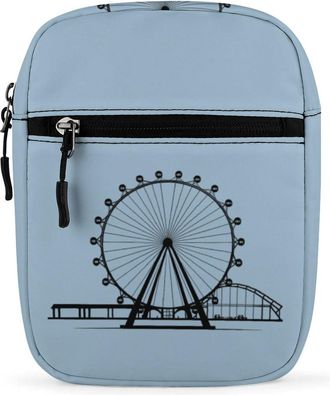 Generic Ferris Wheel Crossbody Bag Adjustable Satchel Cute Shoulder Bag Lightweight Sling Bags