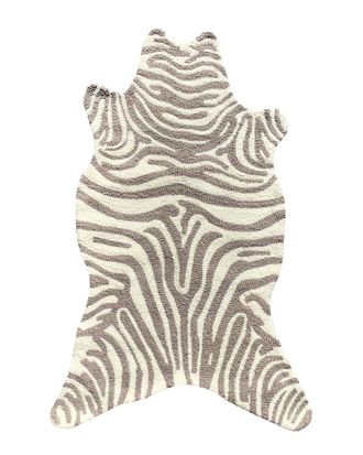 The Rug Market Mini Zebra Shaped Rug