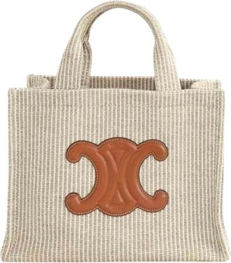 Celine Pre-owned Tote Bags, female, Beige, Size: ONE SIZE Pre-owned Thais Shoulder Bag