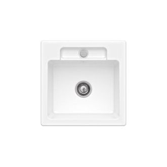 Villeroy & Boch Villeroy&boch - Villeroy Et Boch Siluet 50 S Blanco Ceramicplus Fregadero De 1 Seno Con Vaciador Manual