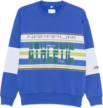 Napapijri x Martin Rose Lamont sweater - Blauw