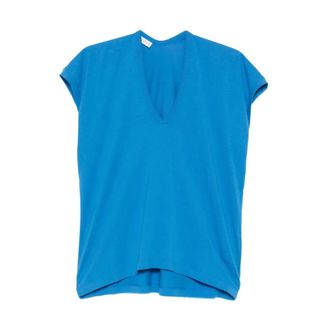 Dries Van Noten Mujer, Camisetas, Azul, Talla: M