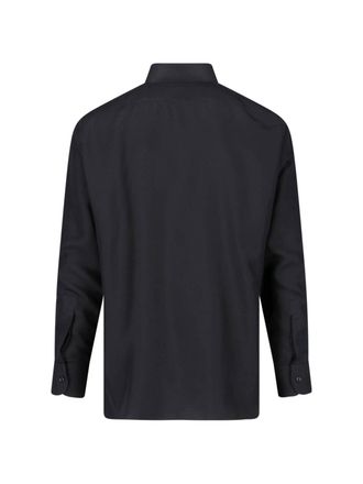 Tom Ford Mens Shirts Black Cupro