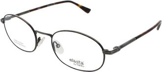 Elasta Mens Grey Rectangular Eyeglass Frames E72470AB851