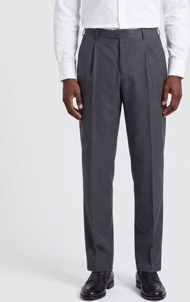 Pantaloni Torino Pantaloni sartoriali slim fit in cotone con pince e vita media