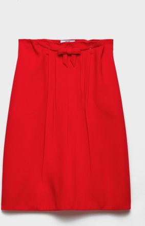 Prada Melange natté midi skirt