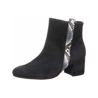Gabor Su&egrave;de enkellaarsjes - Dames - Schoenen - Blauw - Maat: 40 EU Su&egrave;de