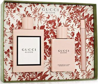 Gucci Womens Bloom Set 100ml EDP Spray + EDP 10ml + BL - One Size