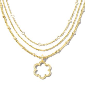 Kendra Scott Susie 14K Plated Multi Strand Necklace