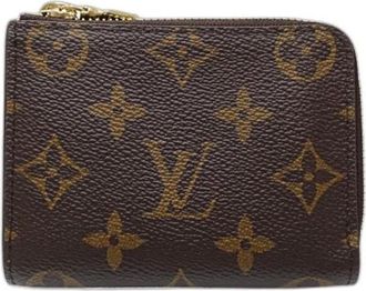 Louis Vuitton Pre-owned Wallets, female, Brown, Size: ONE SIZE Pre-owned Canvas Wallet