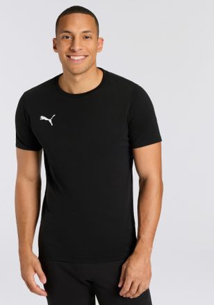 Puma Trainingsshirt PUMA TEAMGOAL CASUALS TEE, Herren, Gr. XXL, schwarz-weiss (puma schwarz, puma wei&szlig;), Jersey, Obermaterial: 100% Baumwolle, unifarben, r