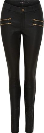 BTF-CPH Btfcph - Cropped Stretch Leggings - Dames - Broeken - Zwart - Maat: M Leer