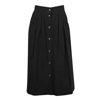 8pm Midi Skirts, female, Black, Size: M Hong Kong Midi Skirt