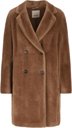 Max Mara double-breasted wool coat - Brown