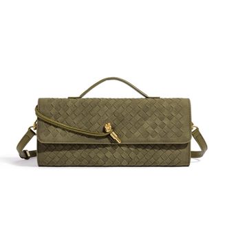 Generic Vintage Frosted Bag for Women, Elegant Convertible Clutch Shoulder Bag for Dinner & Party