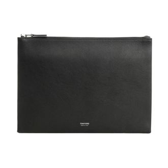 Tom Ford Large Slim Pouch - male - Tom Ford - Bags - Black - ONE SIZE - Bags