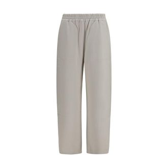 Brunello Cucinelli Beige Cotton Casual Womens Pants
