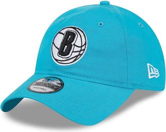 New Era Brooklyn Nets 9TWENTY 2023-2024 City Edition Alternate Strapback Cap, Adjustable Hat Blue, Blue, One size