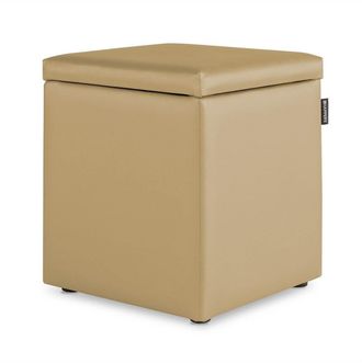 Happers Happers - Puff Cubo Arc&oacute;n Polipiel Beige 1 Unidad Beige
