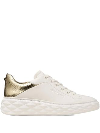 Jimmy Choo London Sneakers Diamond Maxi - Bianco