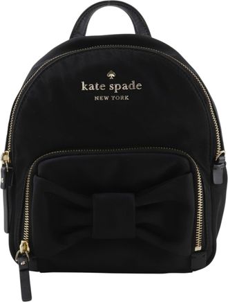 Kate Spade New York Black Nylon Backpack (Pre-Owned)