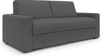 Divani.Store Divani.store - Nixon Sof&aacute; Convertible Con Colch&oacute;n H2o En Tela Impermeable 220 Cm (mat. 160x197) Antracita