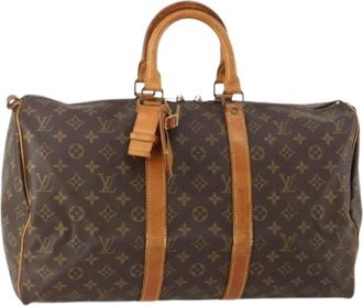 Louis Vuitton Pre-owned Weekend Bags, female, Brown, Size: ONE SIZE Pre-owned Boston Bag