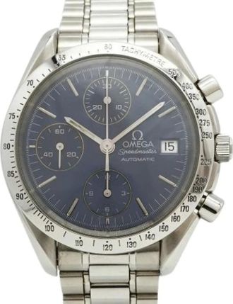 Omega Pre-owned Watches, male, Blue, Size: ONE SIZE Pre-owned Vintage 3511.80 Wristwatch